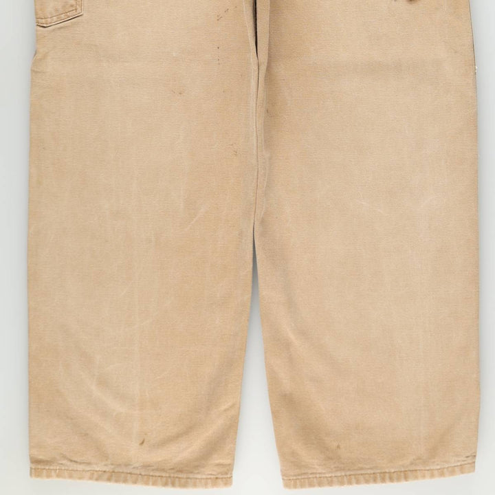 00'S Carhartt Dungaree Fit Duck Painter Pants Men's W36 cotton Beige type Vintage Second Hand