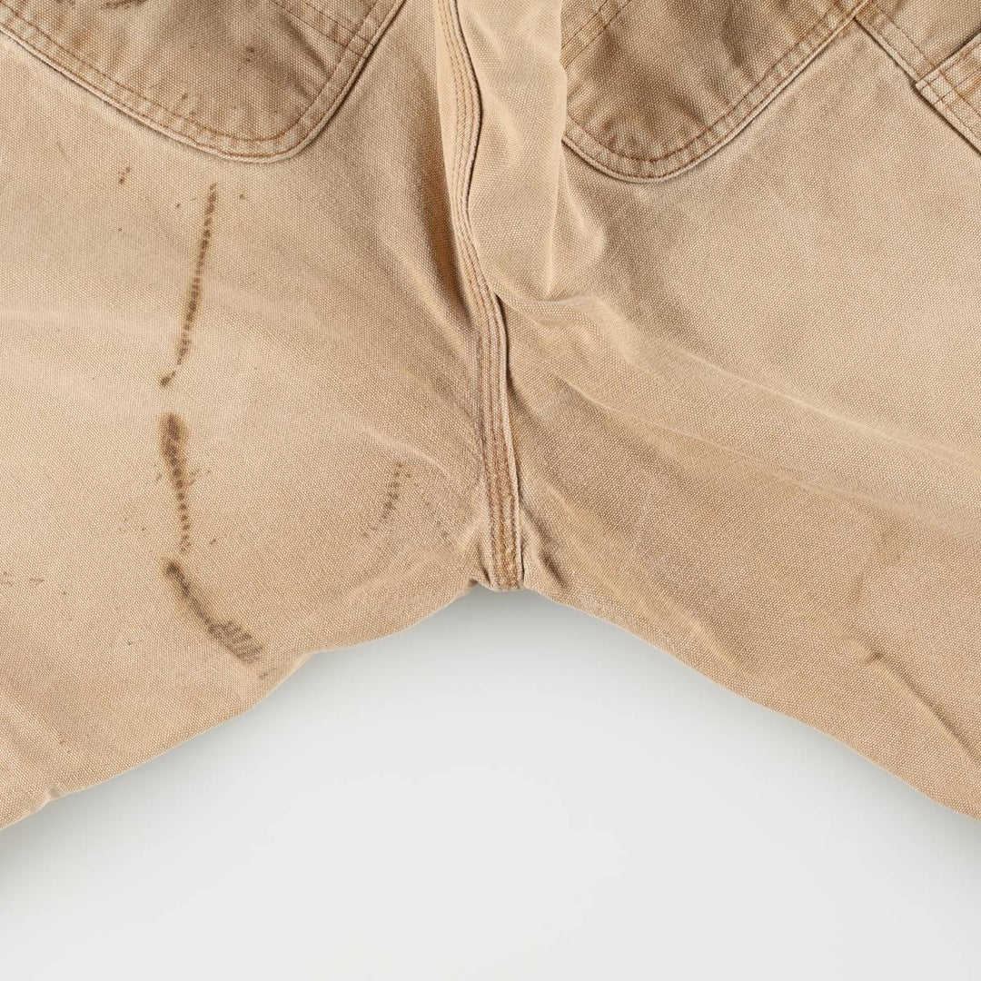 00'S Carhartt Dungaree Fit Duck Painter Pants Men's W36 cotton Beige type Vintage Second Hand