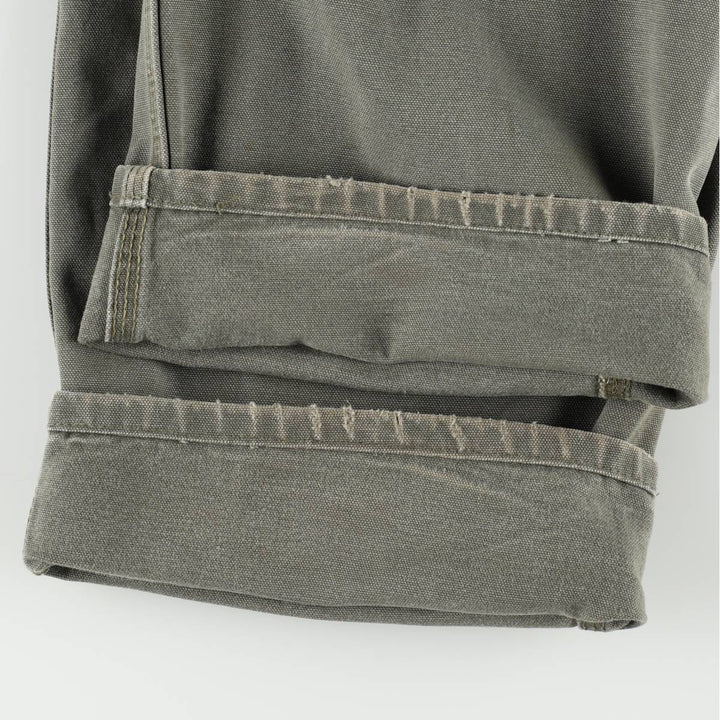 Carhartt Original Dungaree Fit Duck Painter Pants, Men's, W35 equivalent cotton Khaki type Vintage Second Hand