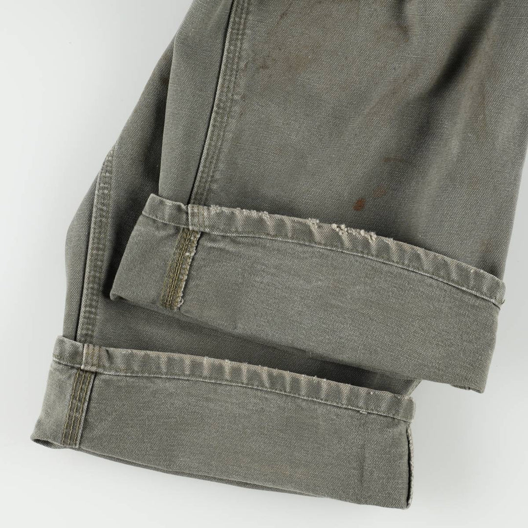 Carhartt Original Dungaree Fit Duck Painter Pants, Men's, W35 equivalent cotton Khaki type Vintage Second Hand