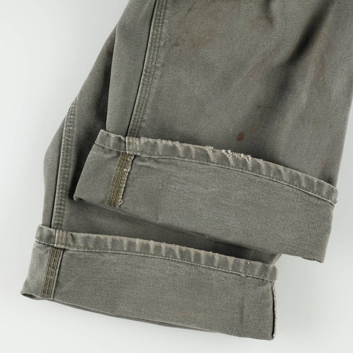 Carhartt Original Dungaree Fit Duck Painter Pants, Men's, W35 equivalent cotton Khaki type Vintage Second Hand