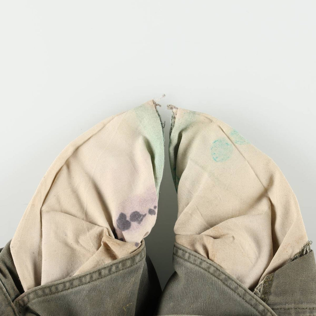 Carhartt Original Dungaree Fit Duck Painter Pants, Men's, W35 equivalent cotton Khaki type Vintage Second Hand