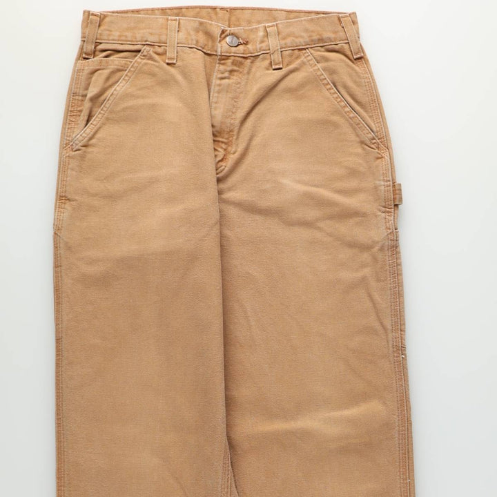 Carhartt Dungaree Fit Duck Painter Pants, Men's W29 (approx.) cotton beige type brown Vintage Second Hand