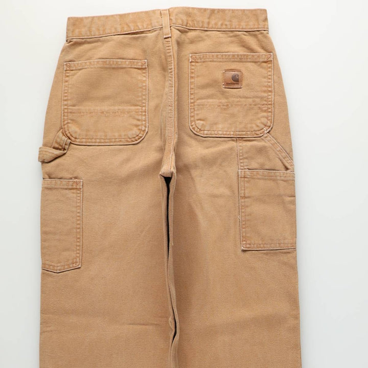 Carhartt Dungaree Fit Duck Painter Pants, Men's W29 (approx.) cotton beige type brown Vintage Second Hand