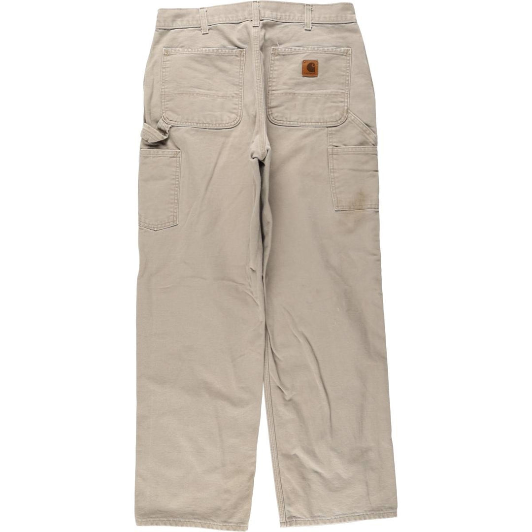 Carhartt Original Dungaree Fit Duck Painter Pants, Men's, W32 equivalent cotton gray type Vintage Second Hand