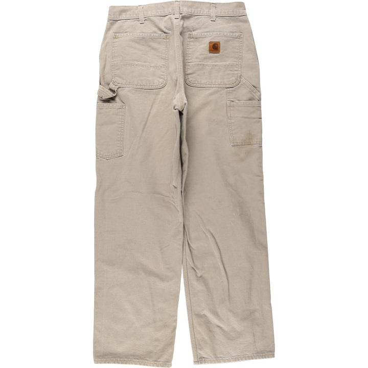 Carhartt Original Dungaree Fit Duck Painter Pants, Men's, W32 equivalent cotton gray type Vintage Second Hand