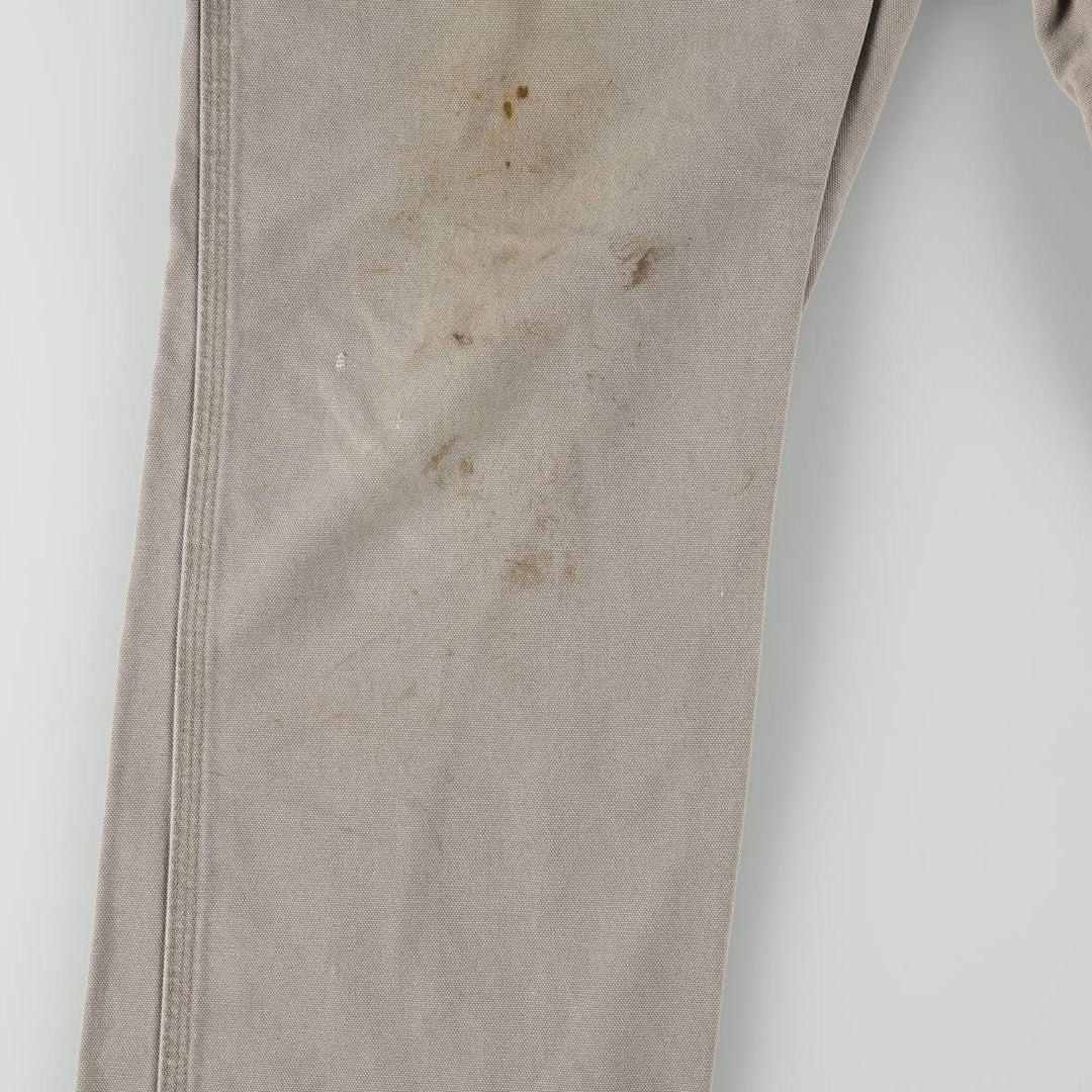 Carhartt Original Dungaree Fit Duck Painter Pants, Men's, W32 equivalent cotton gray type Vintage Second Hand