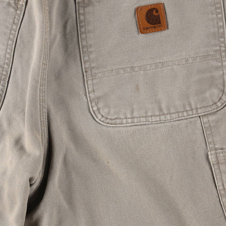 Carhartt Original Dungaree Fit Duck Painter Pants, Men's, W32 equivalent cotton gray type Vintage Second Hand