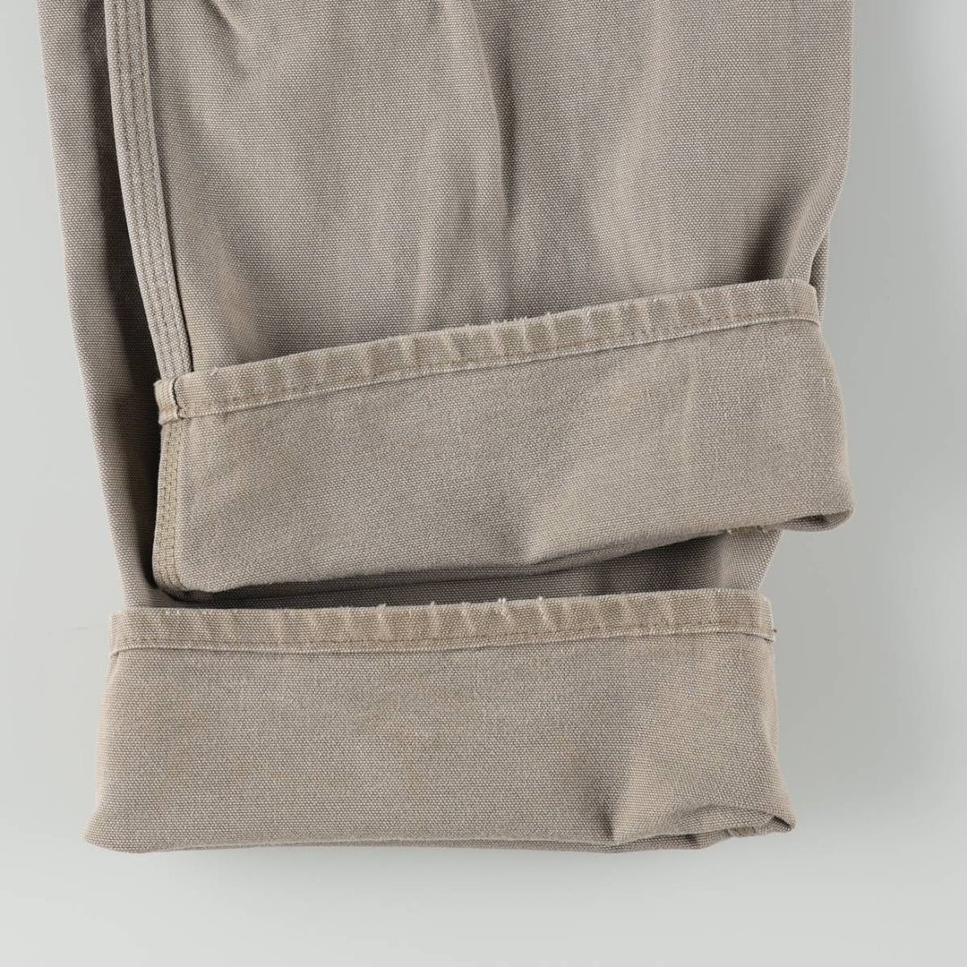 Carhartt Original Dungaree Fit Duck Painter Pants, Men's, W32 equivalent cotton gray type Vintage Second Hand