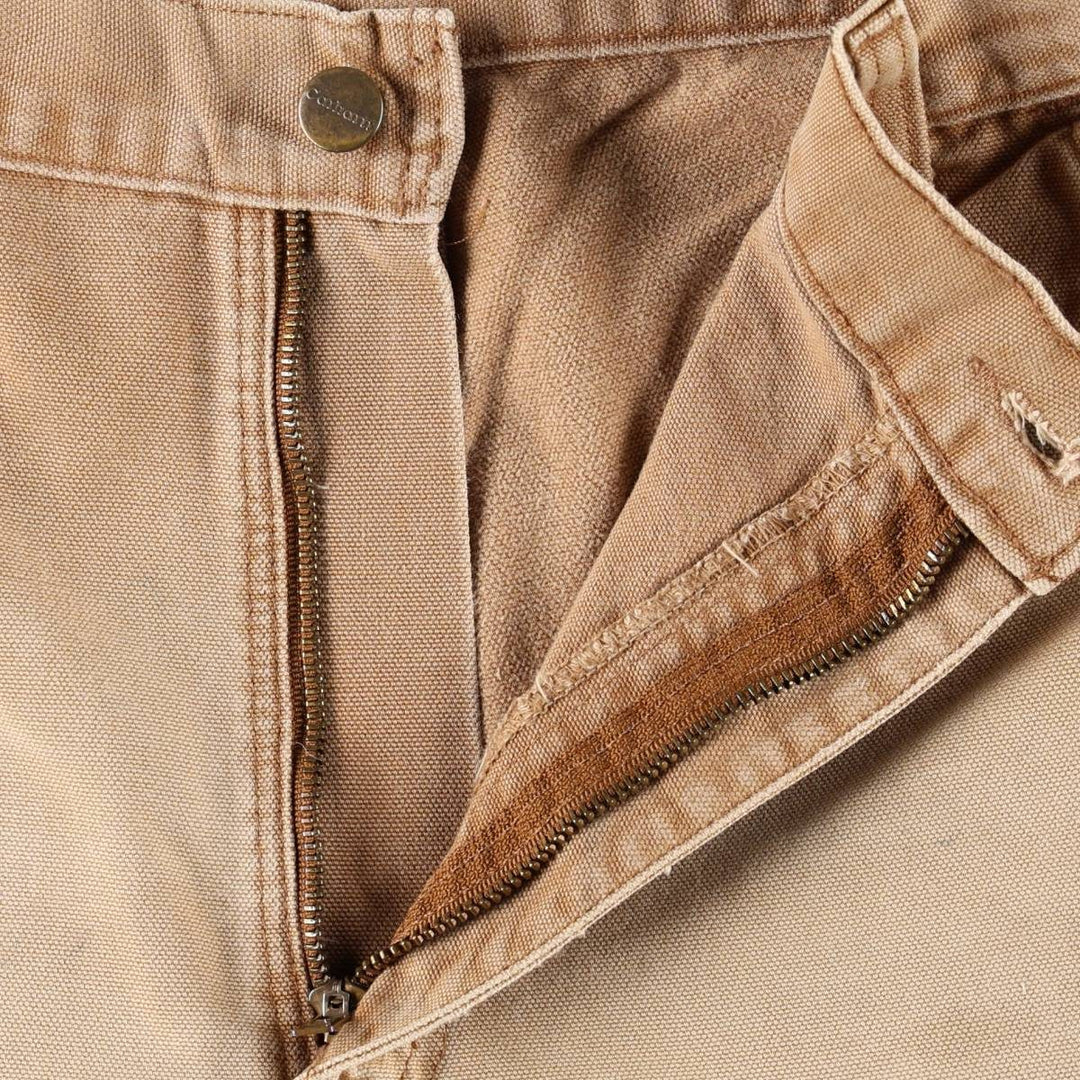Carhartt Dungaree Fit Duck Painter Pants, Men's, W35 equivalent cotton Beige type Vintage Second Hand