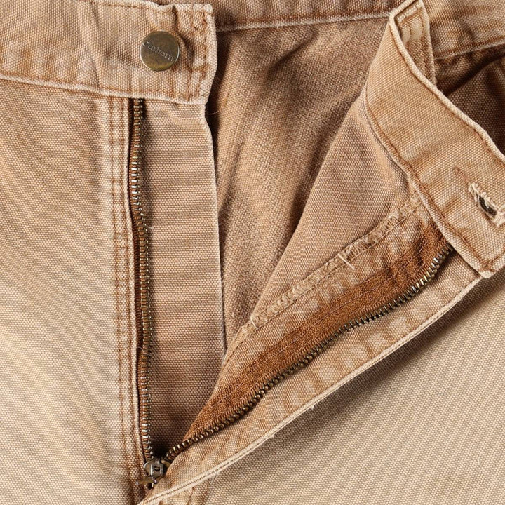 Carhartt Dungaree Fit Duck Painter Pants, Men's, W35 equivalent cotton Beige type Vintage Second Hand