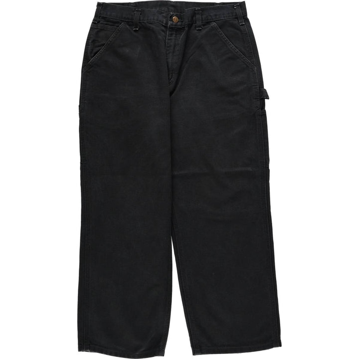 Carhartt Original Dungaree Fit Duck Painter Pants, Men's, Size 34 cotton black type Vintage Second Hand
