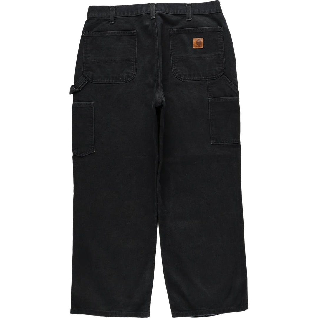 Carhartt Original Dungaree Fit Duck Painter Pants, Men's, Size 34 cotton black type Vintage Second Hand