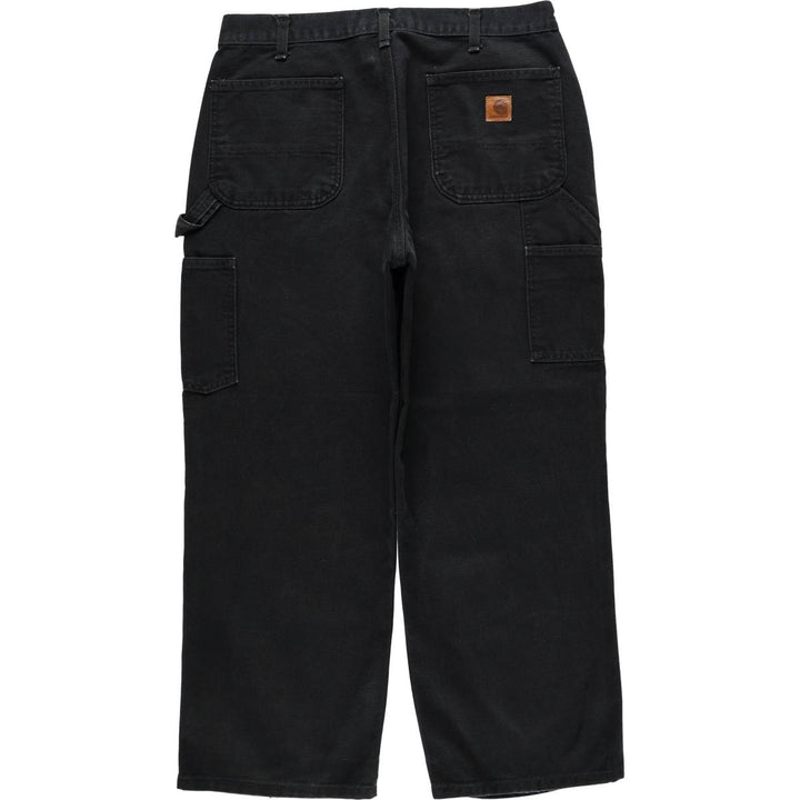 Carhartt Original Dungaree Fit Duck Painter Pants, Men's, Size 34 cotton black type Vintage Second Hand