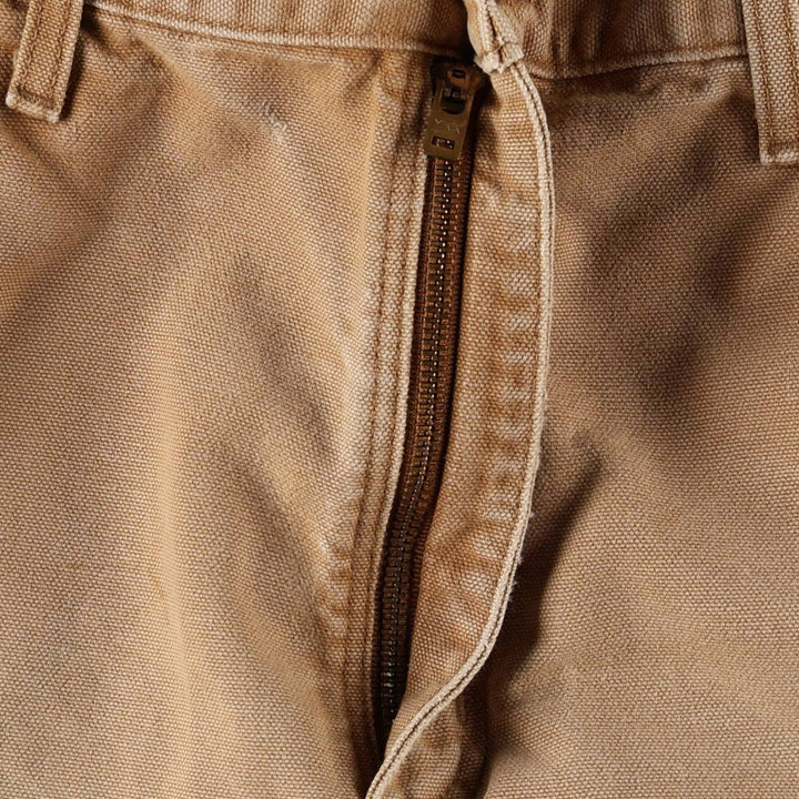 Carhartt Original Dungaree Fit Double Knee Duck Painter Pants Men's W32 equivalent cotton Beige type Vintage Second Hand