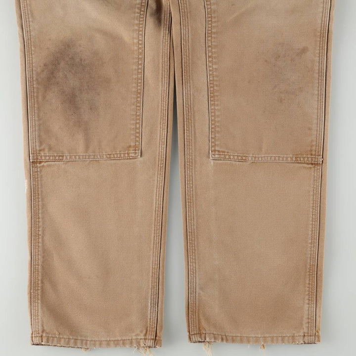 Carhartt Original Dungaree Fit Double Knee Duck Painter Pants Men's W32 equivalent cotton Beige type Vintage Second Hand