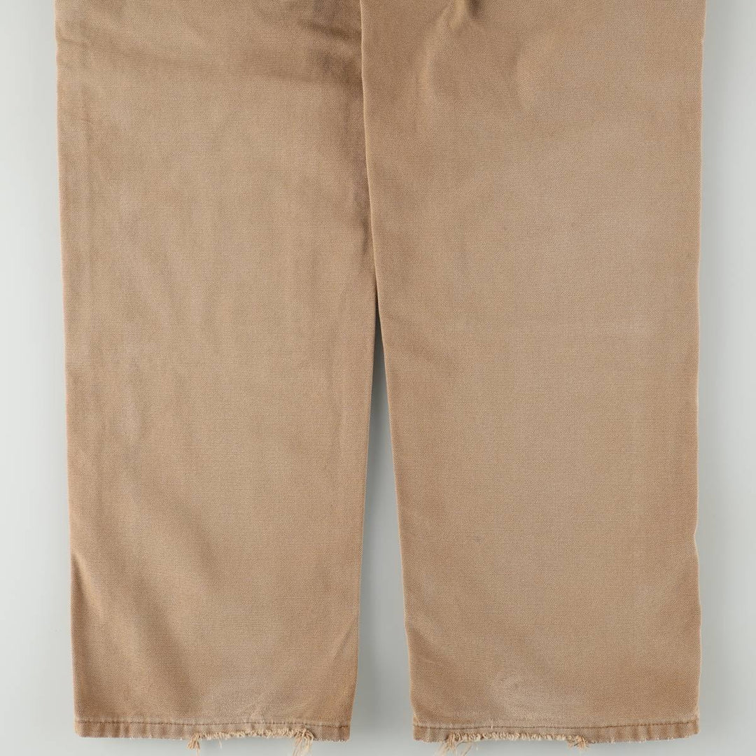 Carhartt Original Dungaree Fit Double Knee Duck Painter Pants Men's W32 equivalent cotton Beige type Vintage Second Hand