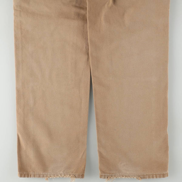 Carhartt Original Dungaree Fit Double Knee Duck Painter Pants Men's W32 equivalent cotton Beige type Vintage Second Hand