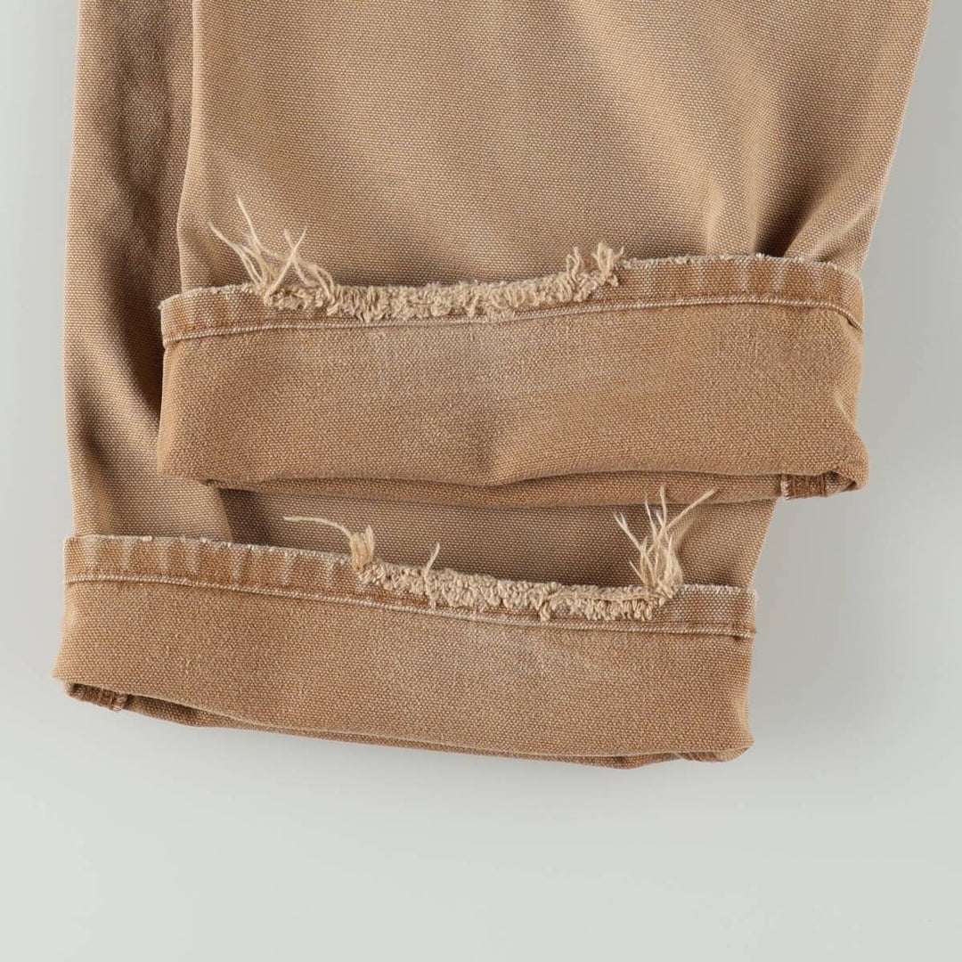 Carhartt Original Dungaree Fit Double Knee Duck Painter Pants Men's W32 equivalent cotton Beige type Vintage Second Hand