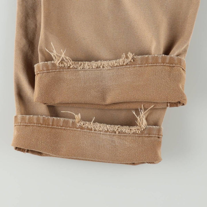 Carhartt Original Dungaree Fit Double Knee Duck Painter Pants Men's W32 equivalent cotton Beige type Vintage Second Hand