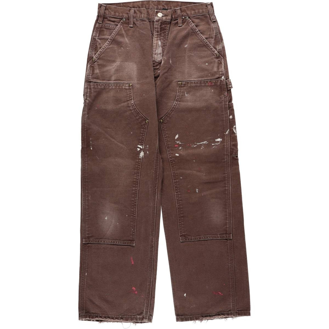 Carhartt Double Knee Duck Painter Pants Men's W30 equivalent cotton brown type Vintage Second Hand