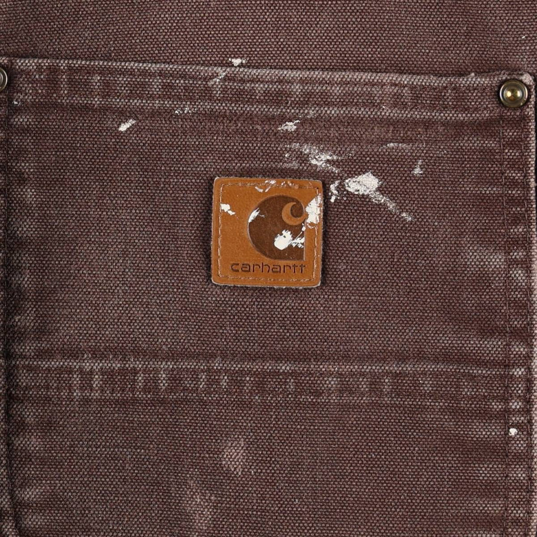 Carhartt Double Knee Duck Painter Pants Men's W30 equivalent cotton brown type Vintage Second Hand
