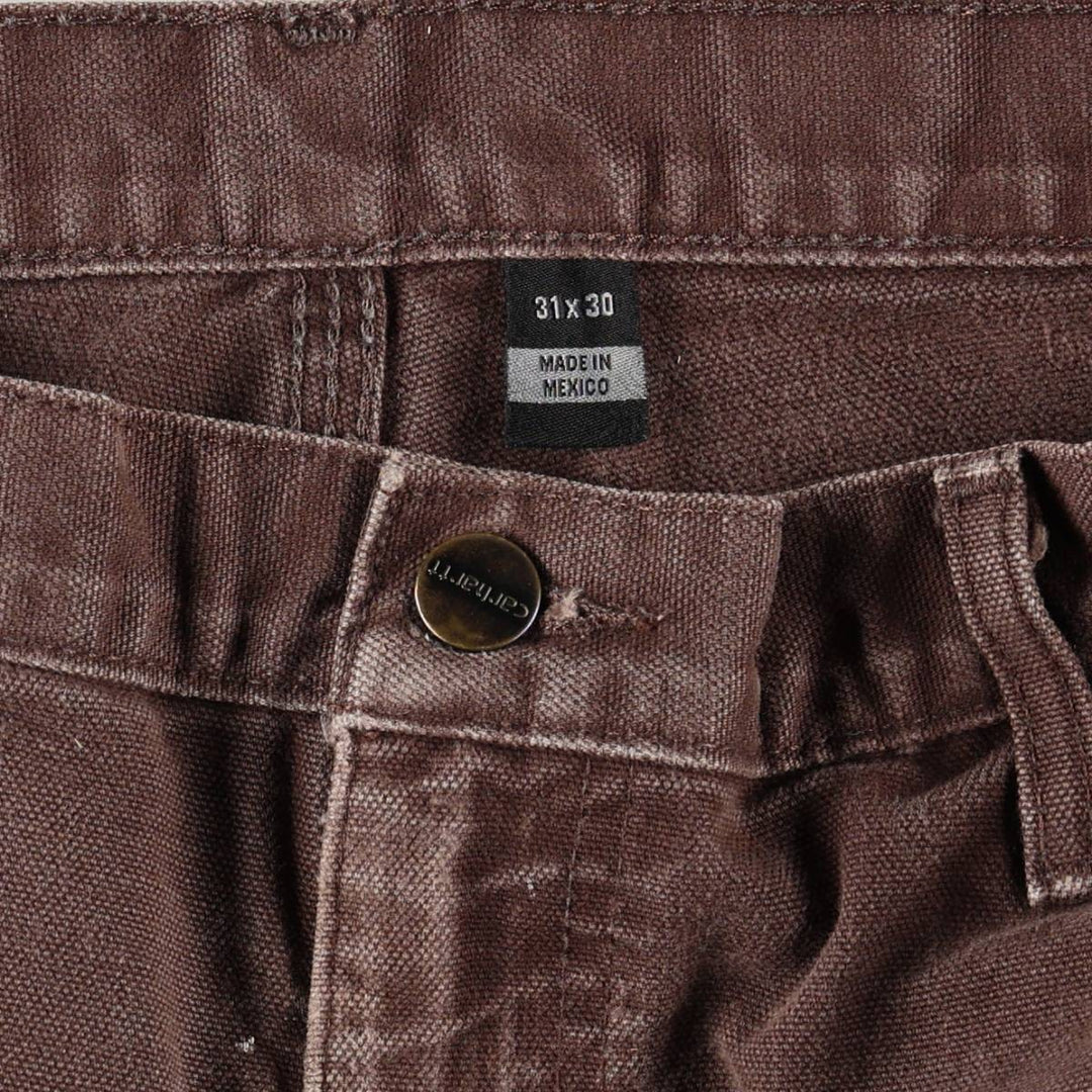 Carhartt Double Knee Duck Painter Pants Men's W30 equivalent cotton brown type Vintage Second Hand