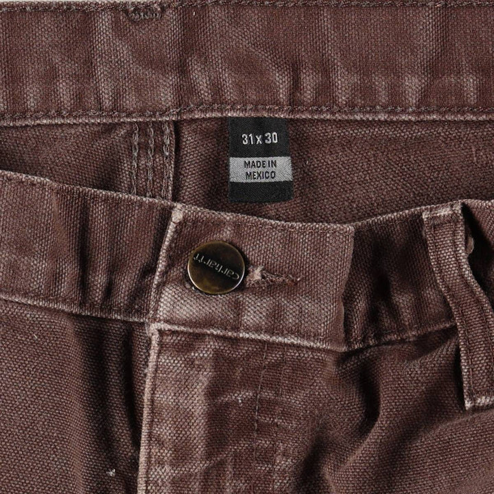 Carhartt Double Knee Duck Painter Pants Men's W30 equivalent cotton brown type Vintage Second Hand