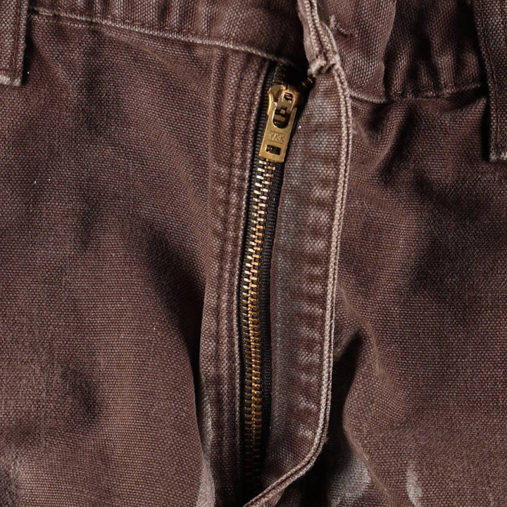 Carhartt Double Knee Duck Painter Pants Men's W30 equivalent cotton brown type Vintage Second Hand