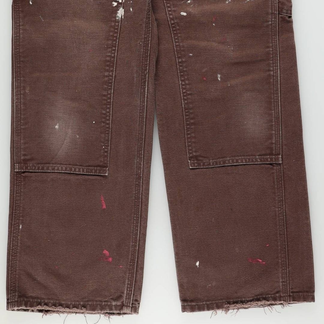 Carhartt Double Knee Duck Painter Pants Men's W30 equivalent cotton brown type Vintage Second Hand