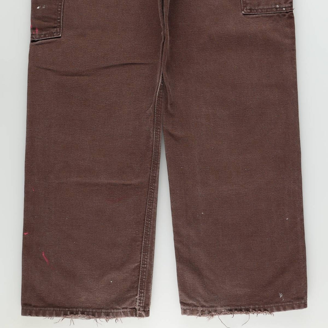 Carhartt Double Knee Duck Painter Pants Men's W30 equivalent cotton brown type Vintage Second Hand
