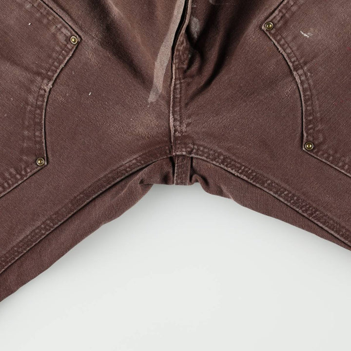 Carhartt Double Knee Duck Painter Pants Men's W30 equivalent cotton brown type Vintage Second Hand
