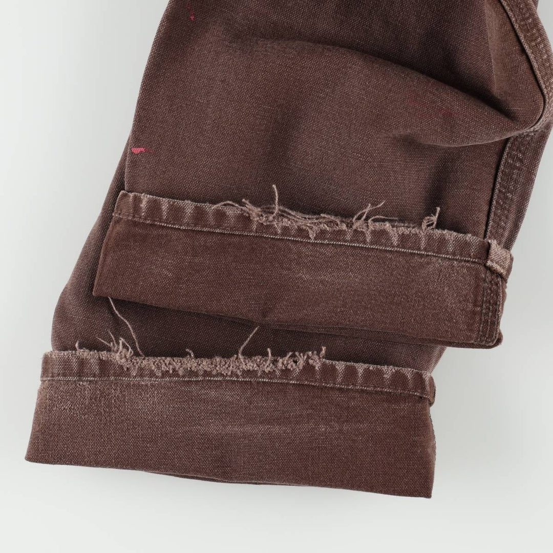 Carhartt Double Knee Duck Painter Pants Men's W30 equivalent cotton brown type Vintage Second Hand