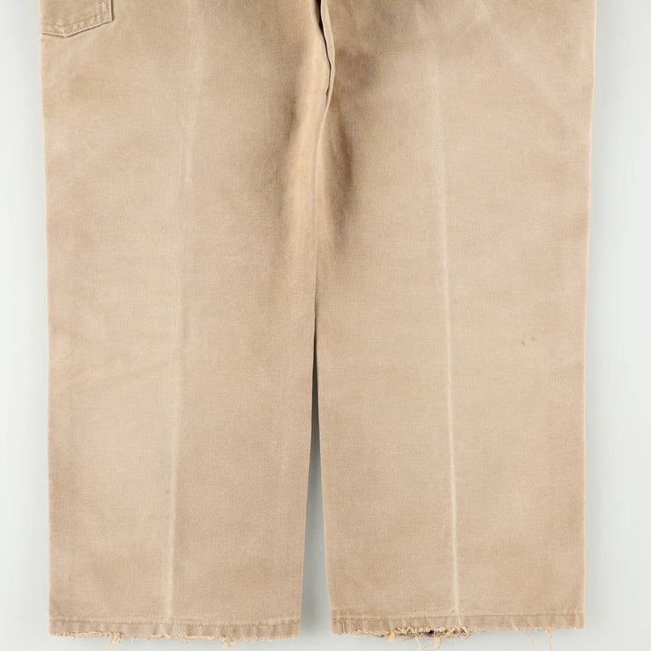 Carhartt Dungaree Fit Double Knee Duck Painter Pants Men's W33 equivalent cotton Beige type Vintage Second Hand