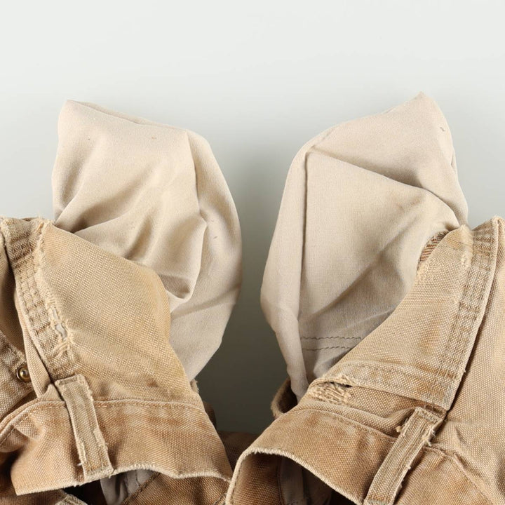 Carhartt Dungaree Fit Double Knee Duck Painter Pants Men's W33 equivalent cotton Beige type Vintage Second Hand
