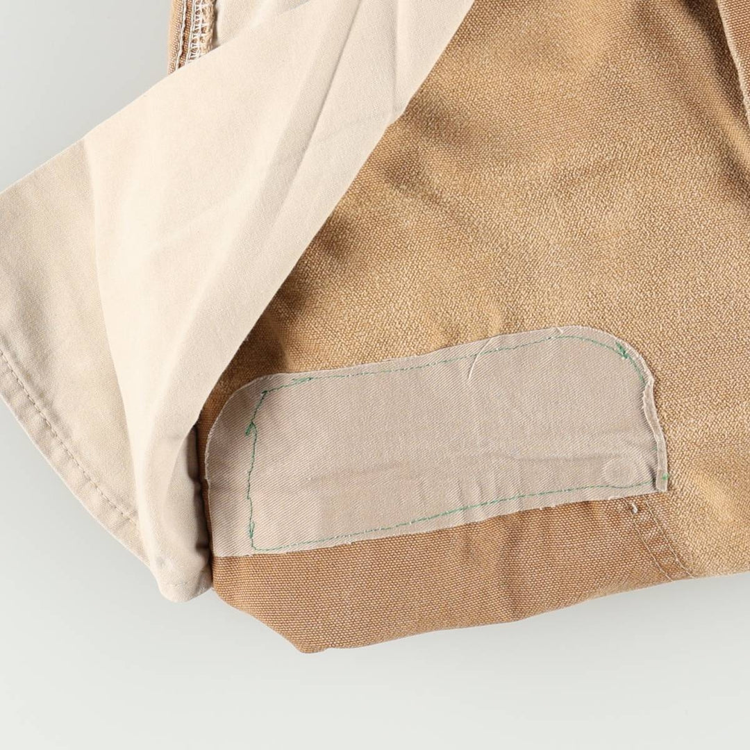 Carhartt Dungaree Fit Double Knee Duck Painter Pants Men's W33 equivalent cotton Beige type Vintage Second Hand
