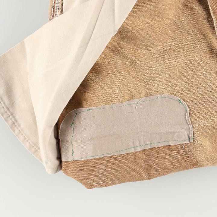 Carhartt Dungaree Fit Double Knee Duck Painter Pants Men's W33 equivalent cotton Beige type Vintage Second Hand