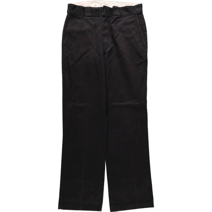 Dickies ORIGINAL FIT Work Pants, Men's W32 (approx.) polyester black type Vintage Second Hand
