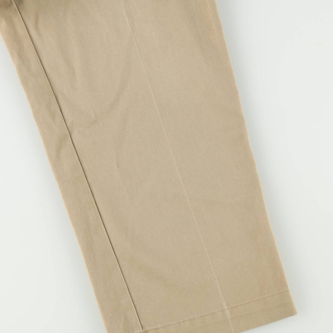 80s-90'S Dickies Work Pants, Made in USA, Men's Size W37 (approx.), Vintage polyester Beige type Vintage Second Hand