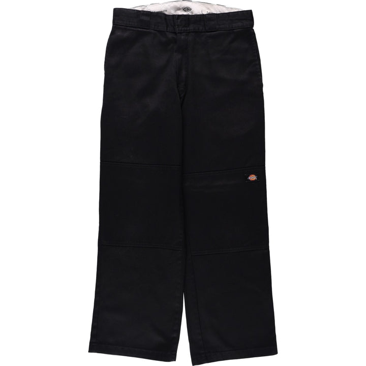 Dickies Loose Fit Work Pants, Men's, Size W32 polyester black type Vintage Second Hand