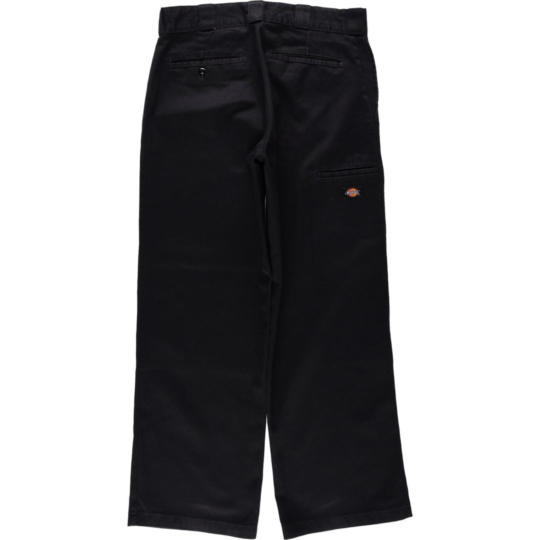 Dickies Loose Fit Work Pants, Men's, Size W32 polyester black type Vintage Second Hand