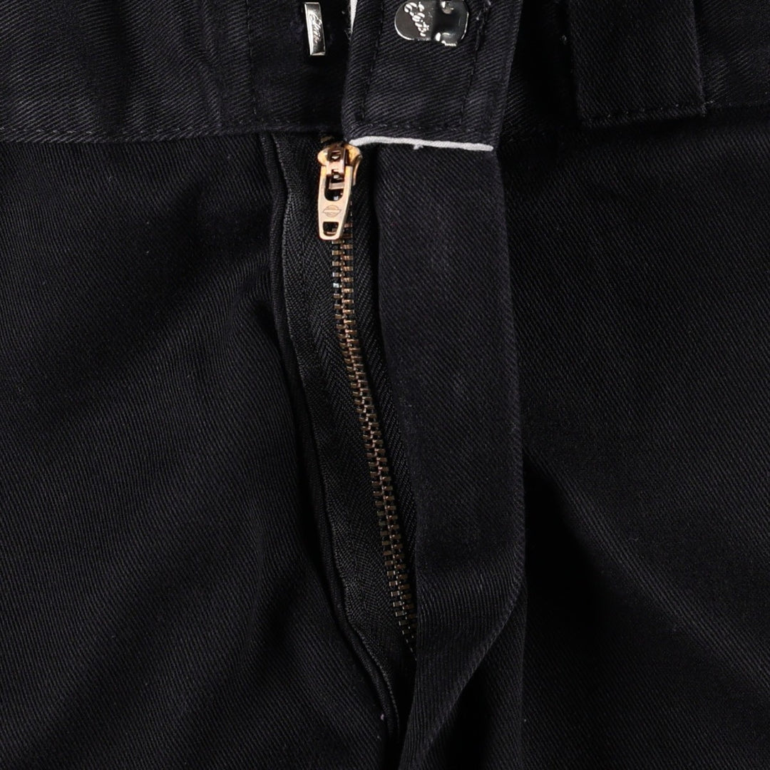 Dickies Loose Fit Work Pants, Men's, Size W32 polyester black type Vintage Second Hand