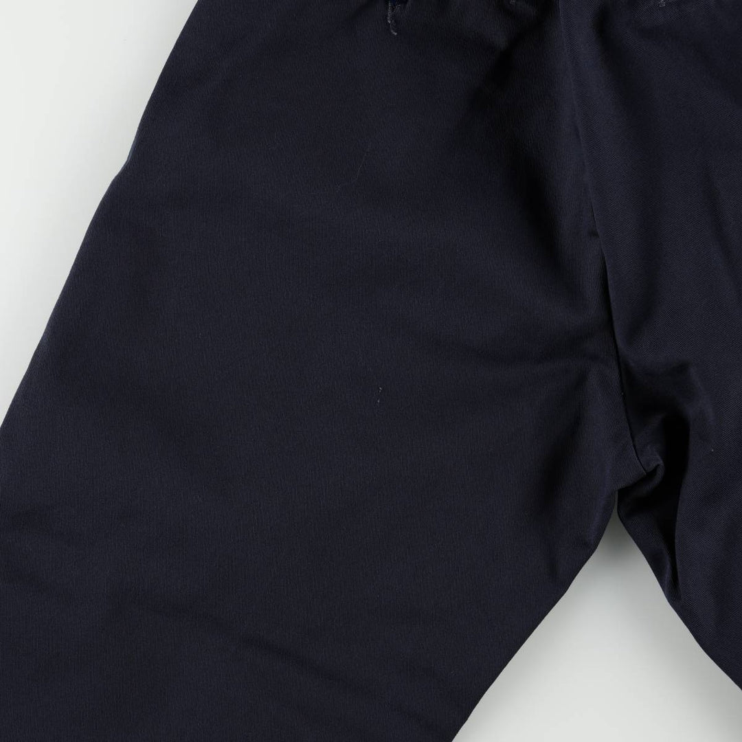 Dickies Loose Fit Double Knee Work Pants Men's W36 polyester navy blue type Vintage Second Hand