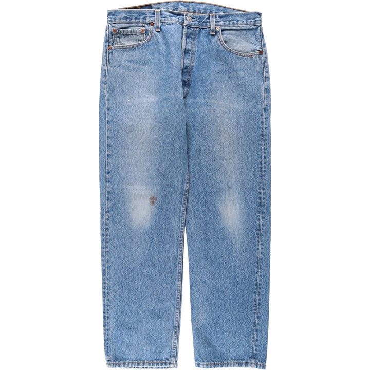 2000'S Levi's 501-0115 Straight Denim Pants, Made in USA, Men's Size W34 (approx.) cotton blue type Vintage Second Hand