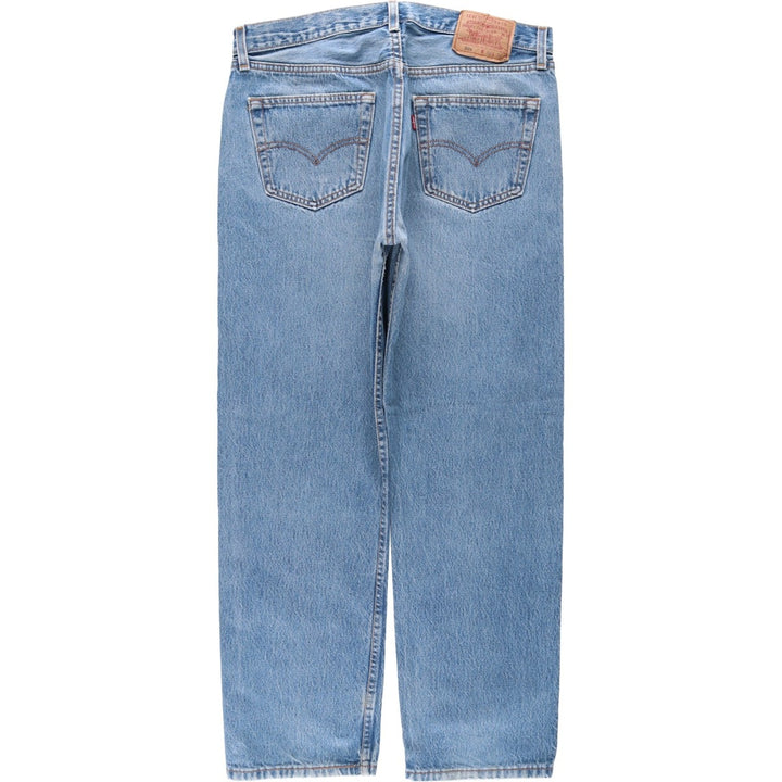 2000'S Levi's 501-0115 Straight Denim Pants, Made in USA, Men's Size W34 (approx.) cotton blue type Vintage Second Hand
