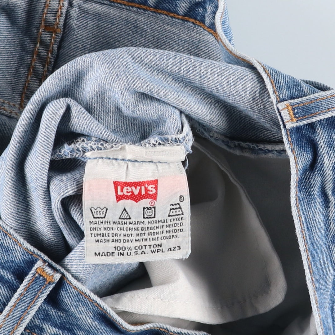 2000'S Levi's 501-0115 Straight Denim Pants, Made in USA, Men's Size W34 (approx.) cotton blue type Vintage Second Hand