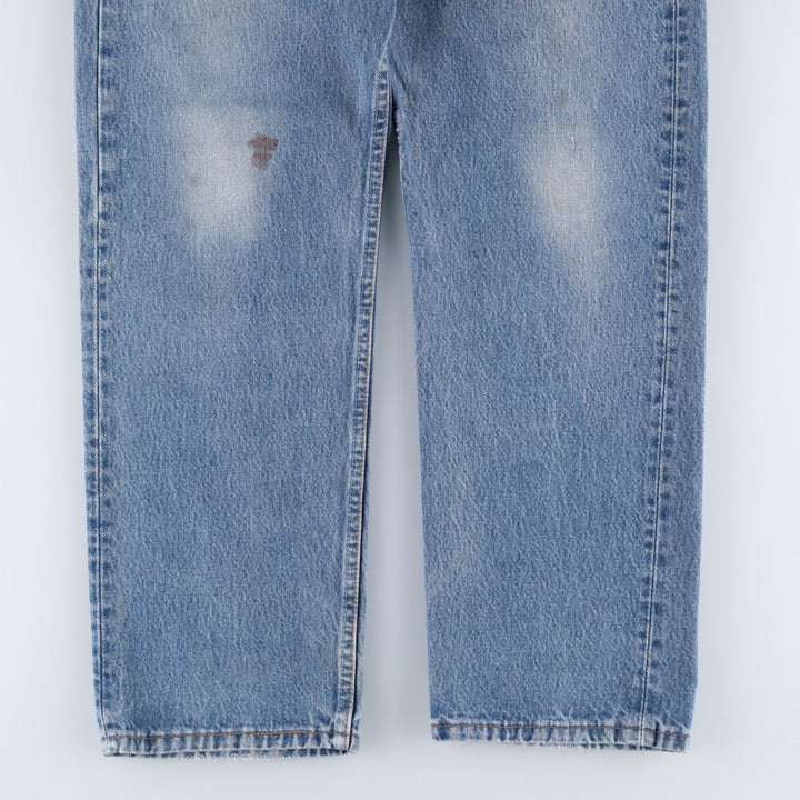 2000'S Levi's 501-0115 Straight Denim Pants, Made in USA, Men's Size W34 (approx.) cotton blue type Vintage Second Hand