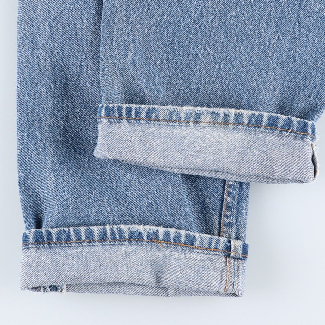 2000'S Levi's 501-0115 Straight Denim Pants, Made in USA, Men's Size W34 (approx.) cotton blue type Vintage Second Hand