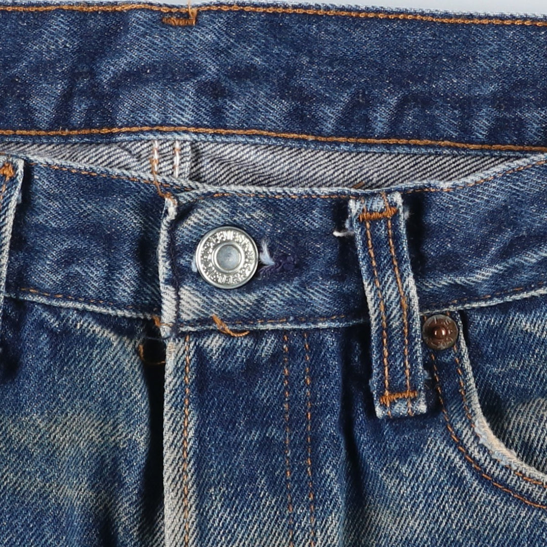 1980'S Levi's 501 Straight Denim Pants, Men's Size W31 (approx.) unclear blue type Vintage Second Hand