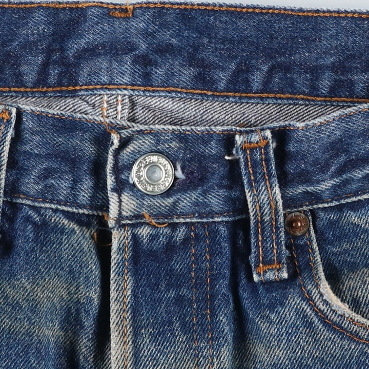 1980'S Levi's 501 Straight Denim Pants, Men's Size W31 (approx.) unclear blue type Vintage Second Hand